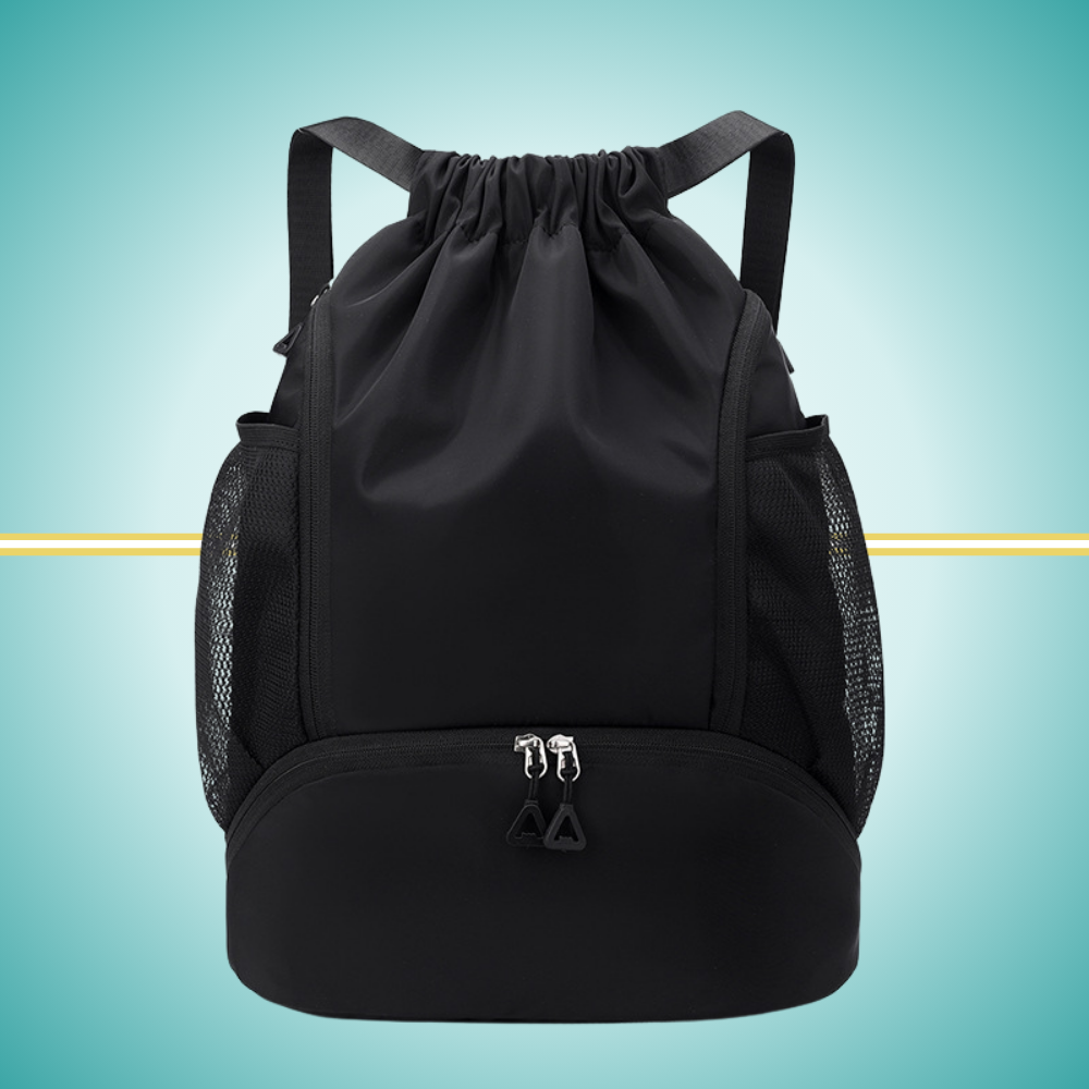 Pickleball Backpack with Shoe Department Black