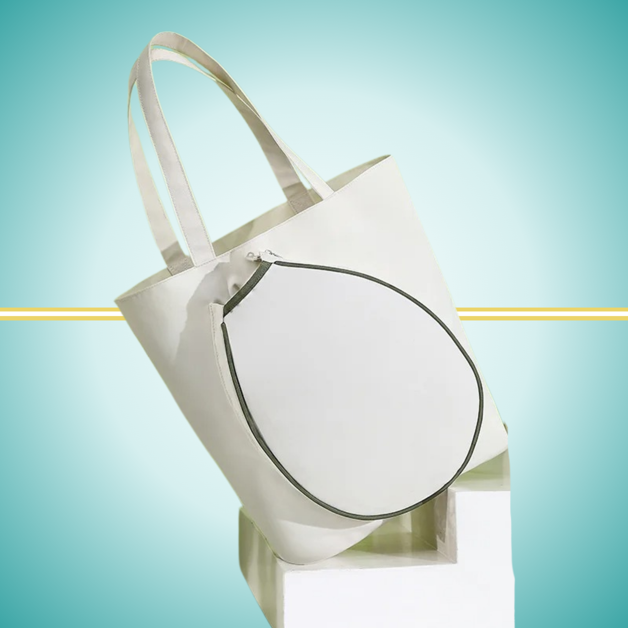 Canvas tennis bag racket bag