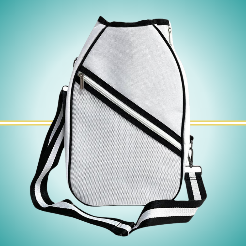 pickleball paddle bag white