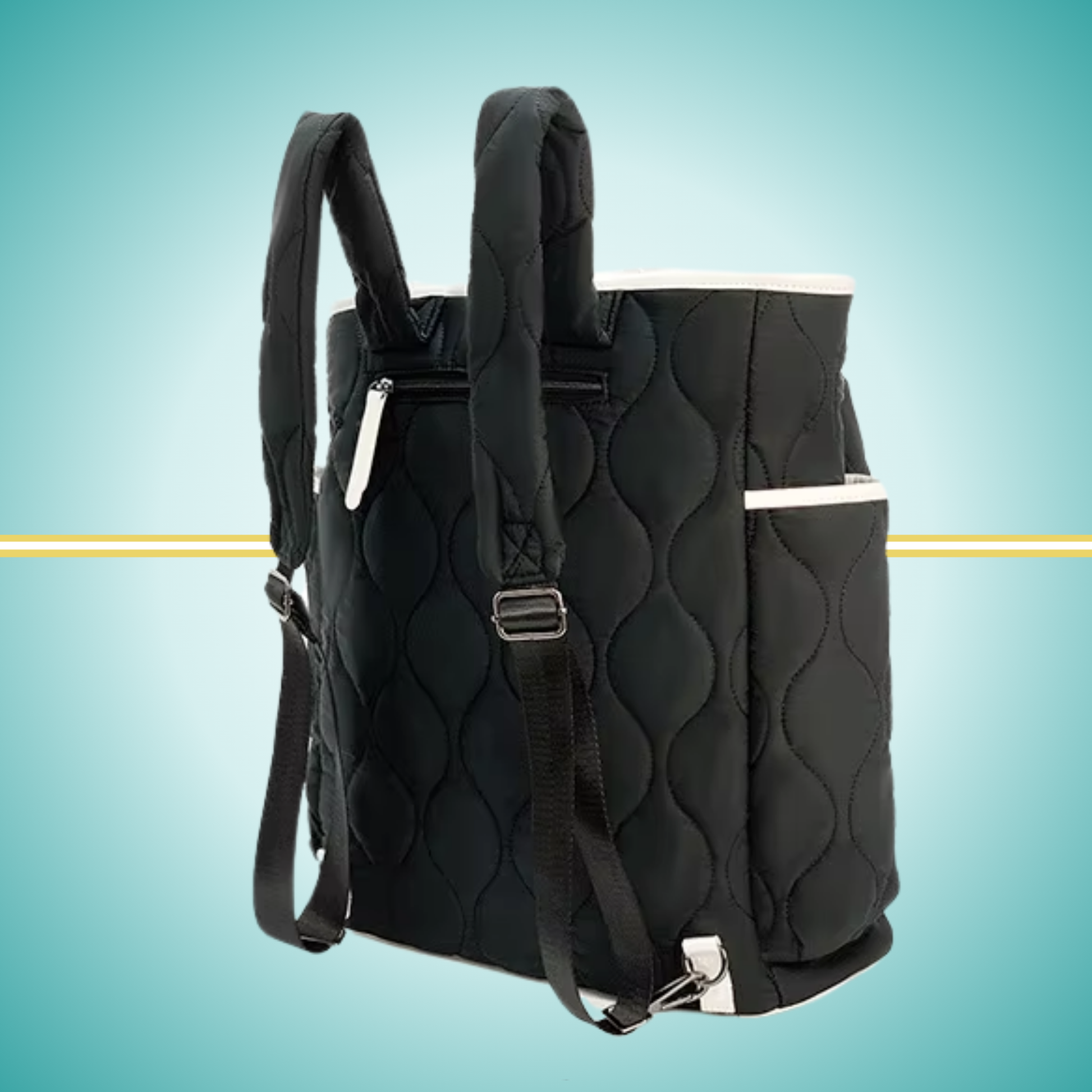 tennis convertible backpack for women with racket case black