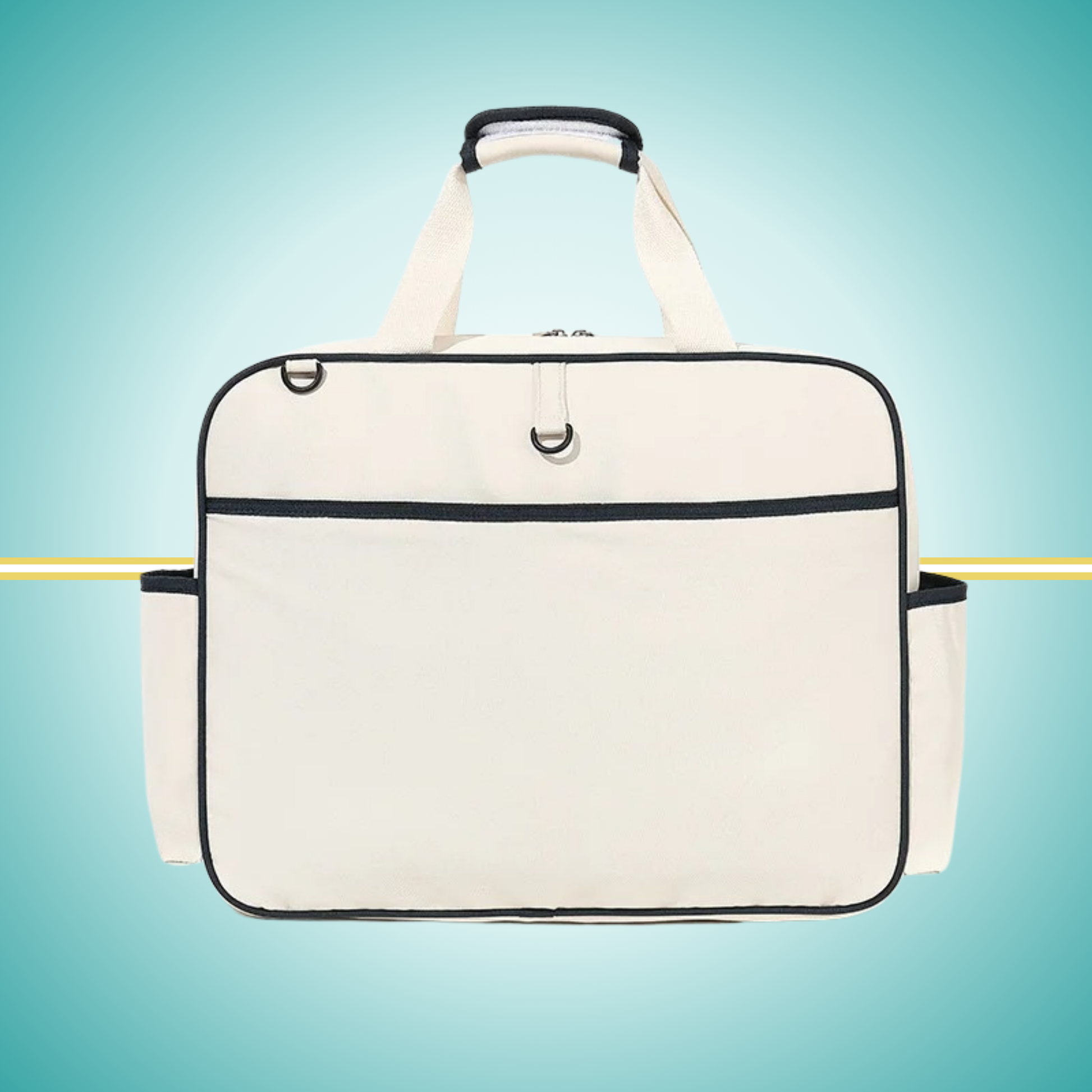 Tennis Convertible Bag for Women: Transforms from tote to crossbody racket bag, white style