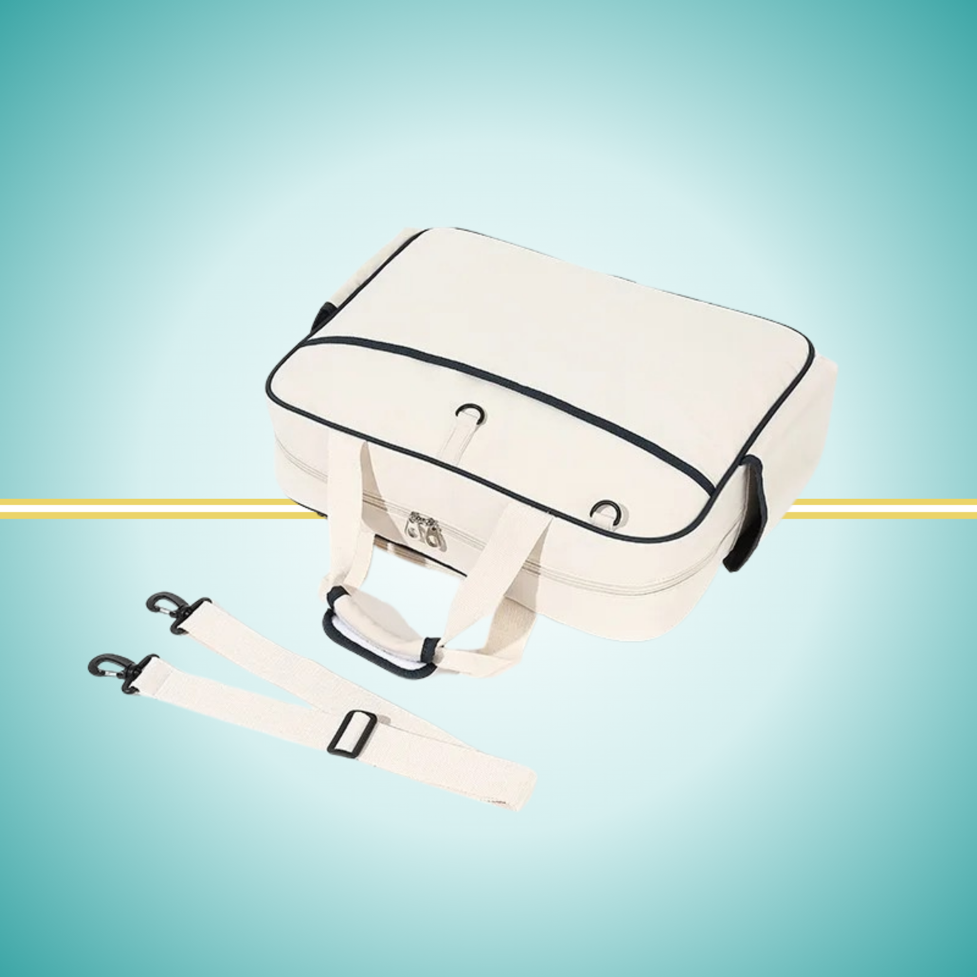 Tennis Convertible Bag for Women: Transforms from tote to crossbody racket bag, white style